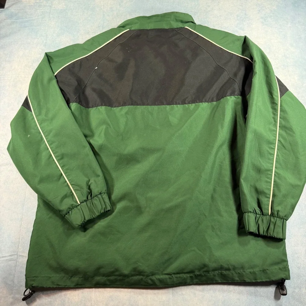 Winner's Circle NASCAR Jacket Mens L Green Good Dale Jr 88 AMP Energy Racing